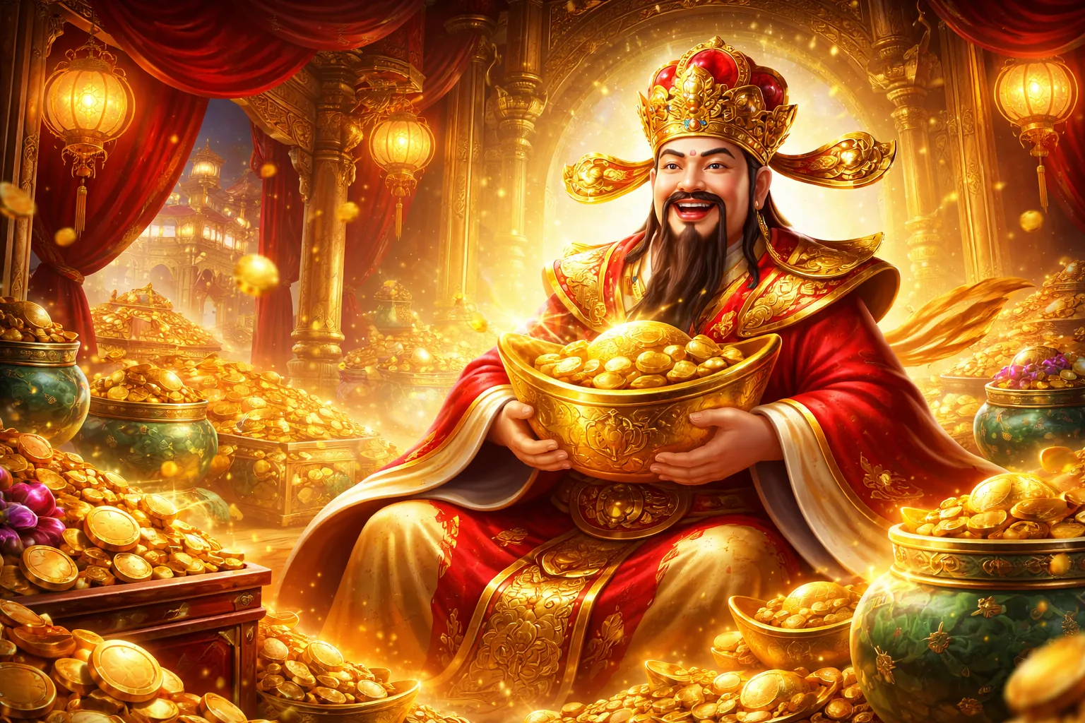 Sân vận động với ánh đèn rực rỡ, biểu tượng chiến thắng trong cá cược thể thao daga68